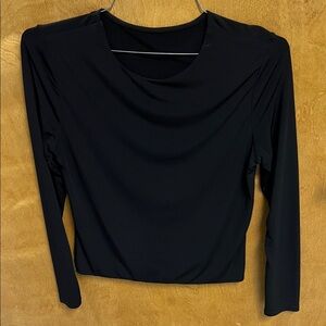 Elegant Black Long Sleeve Top
